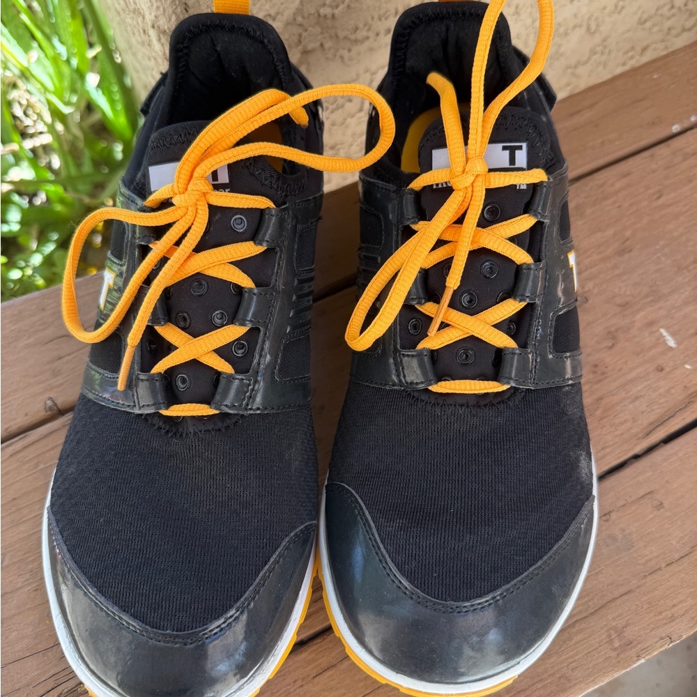 Black and Orange Men's Shoes